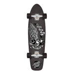 Santa Cruz Pray For Me Skeleton Jammer Cruiser Skateboard Praying Hands